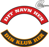 Custom Top Rocker og Bund Rocker i Twill stof